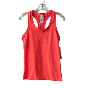 Athleta Neon Coral Momentum Seamless Tank Top Size Medium